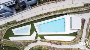 Indoor pool - Bachata | penthouse - roofterrace - pool- sea view (Estepona)