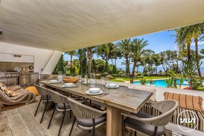 Outdoor dining - Sofia | Sea view - pool - terrace (Mijas Costa)