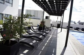 Terrace/patio - Real Center apartment with pool (Zapopan)