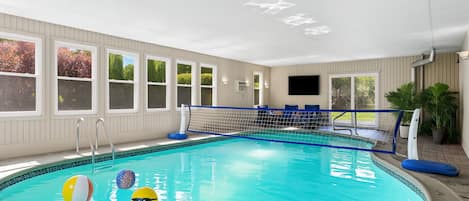 Piscine intérieure, piscine chauffée