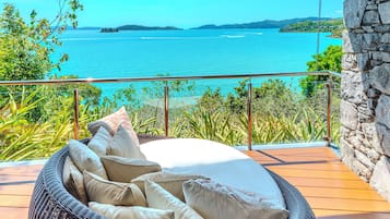 Appartement Luxe, vue mer, en front de mer | Terrasse/Patio