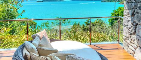 Luxury Apartment, Sea View, Oceanfront | Terrace/patio