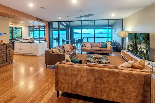 Blick von der Unterkunft