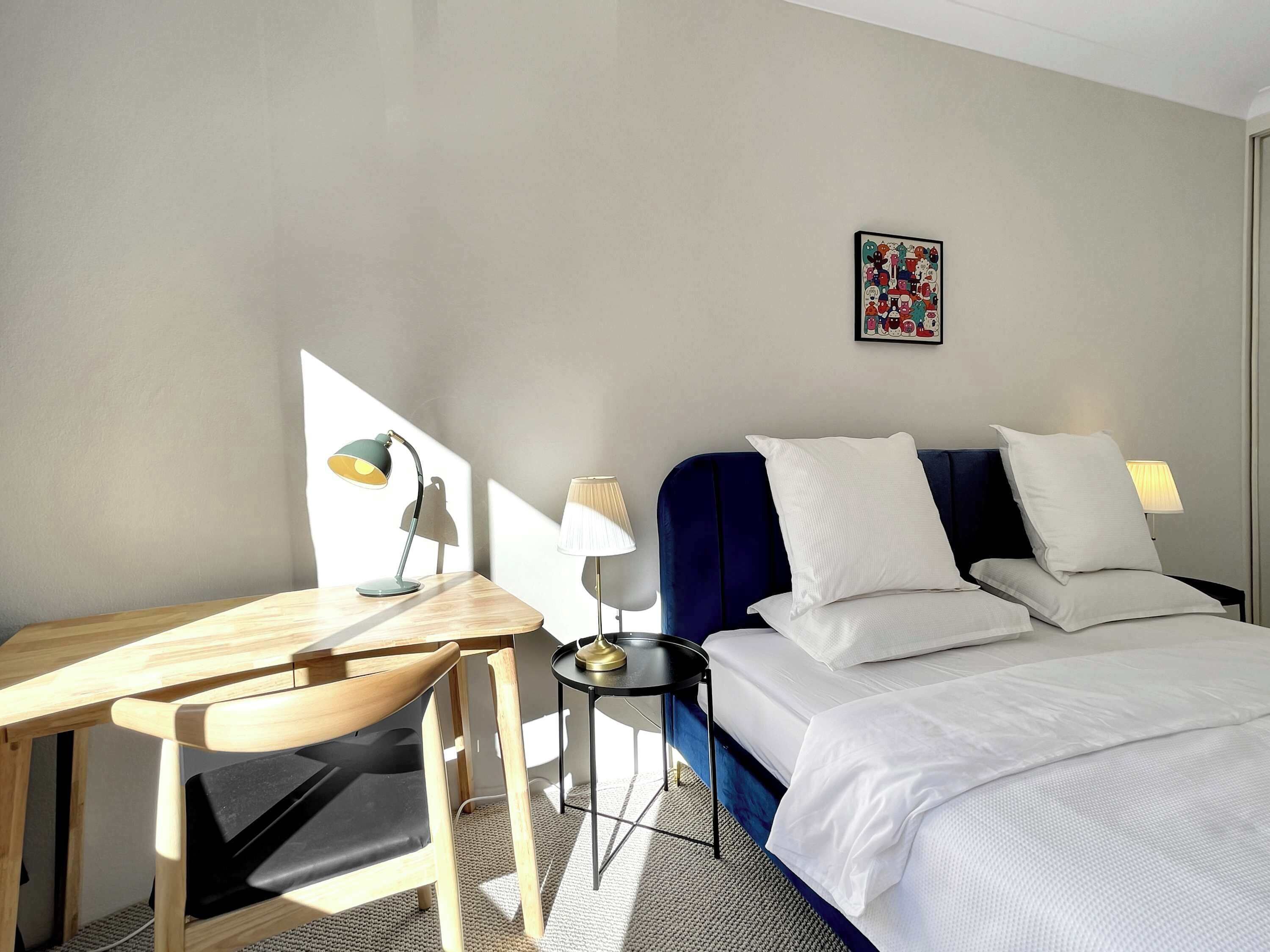 1 chambre, fer et planche à repasser, Wi-Fi, draps fournis