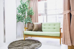 Basic Apartment, City View | Blackout drapes, iron/ironing board, free WiFi, bed sheets