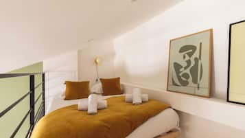 Apartemen | 1 kamar tidur dan seprai linen
