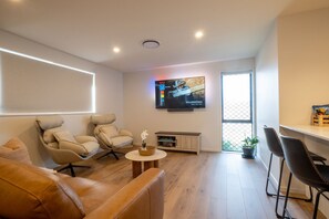 Smart TV, video games, table football, books