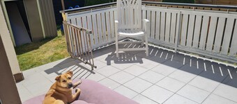 Vacation apartment Lusen on the ground floor for up to 5 people with a fantastic mountain view