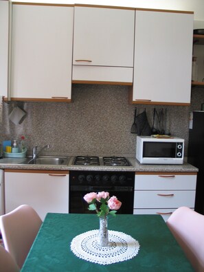 Microwave, oven, stovetop