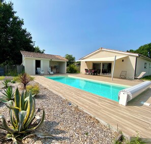 Pool - Villa with pool and garden 10 minutes from the beaches, between Soulac and Montalivet (Grayan-et-l'Hôpital)