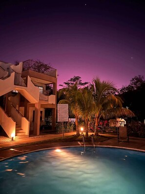 Pool - Cozy Condo with Panoramic Hillside Views from Rooftop Terrace and Short Walk to Beach (Coco)