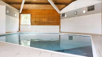 Indoor pool, a heated pool