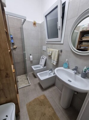 Douche, sèche-cheveux, bidet