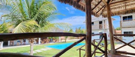 Family Bungalow, Balcony, Courtyard View