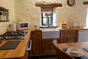 Microwave, oven, stovetop