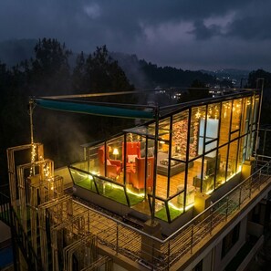 Panoramic Double Room, 1 King Bed, Balcony, Mountain View | Terrace/patio - XTSY Travellers Hostel (Shillong)