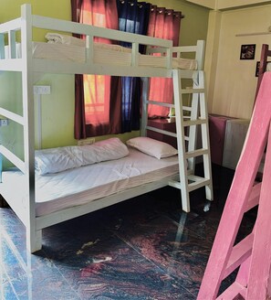 Deluxe Shared Dormitory, Women only, Balcony, Mountain View | Individually furnished, free WiFi - XTSY Travellers Hostel (Shillong)