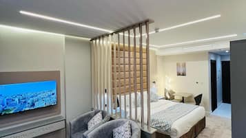 Double Room, City View | In-room safe, desk, laptop workspace, blackout drapes