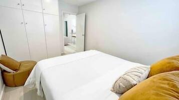 1 室のベッドルーム、アイロン / アイロン台、WiFi、ベッドシーツ