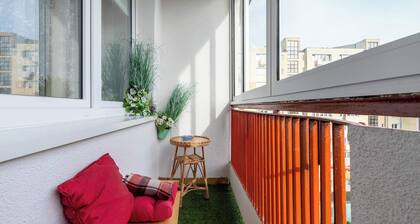 Skwer Kosciuszki 17-19 | Gdynia | Spacious Apartment | Next to the Sea | Balcony