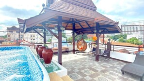 Piscina en la azotea