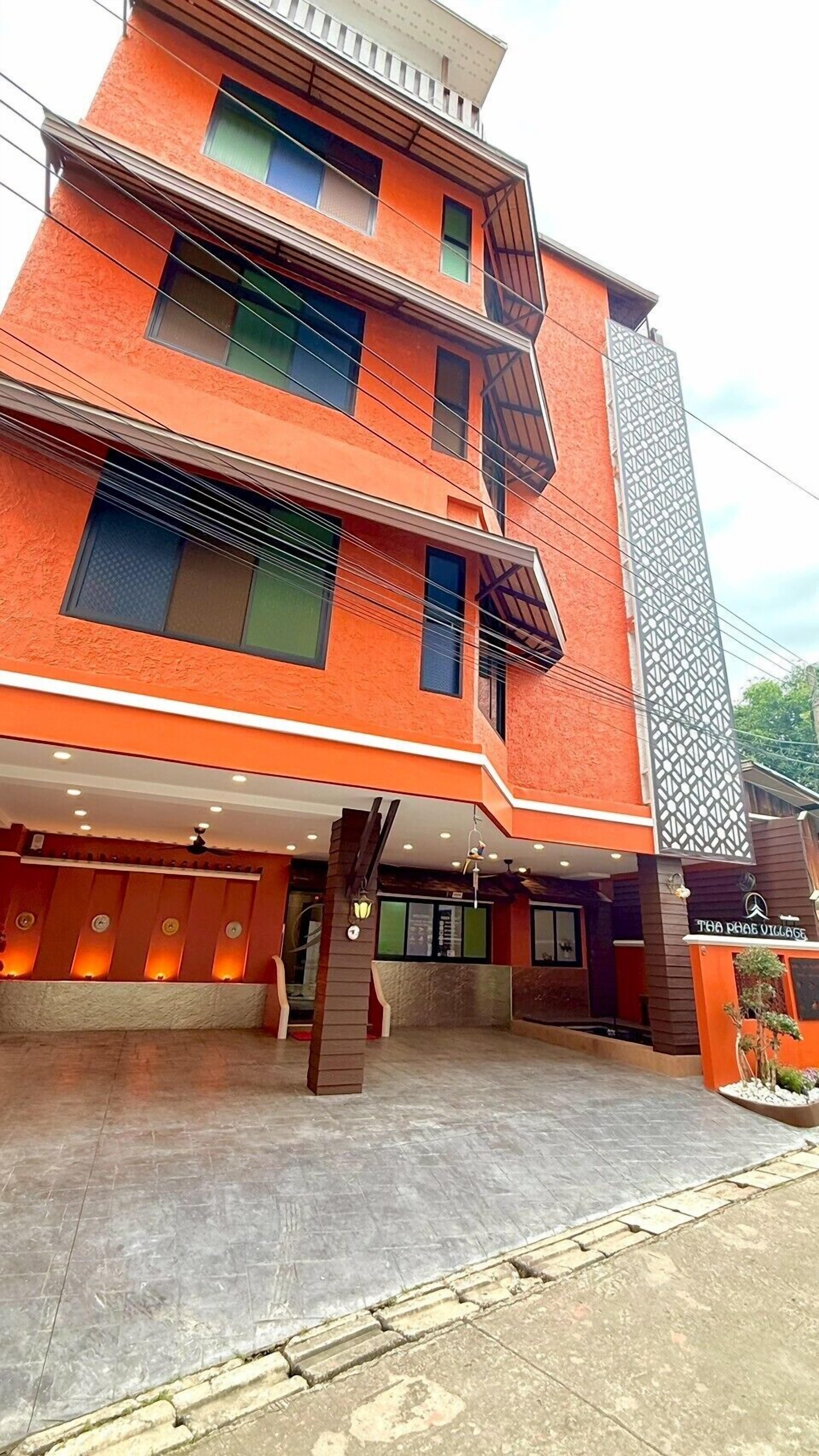 Façade de l’hébergement