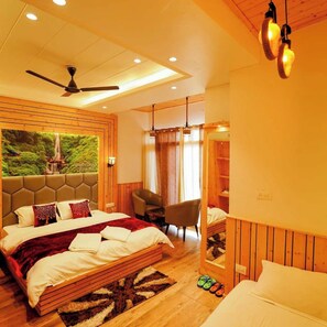 Superior Room, Balcony, Hill View | Desk, free WiFi - Lord Krishna Boutique Stay (Dharamshala)