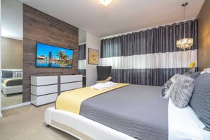 6 bedrooms, iron/ironing board, travel cot, WiFi