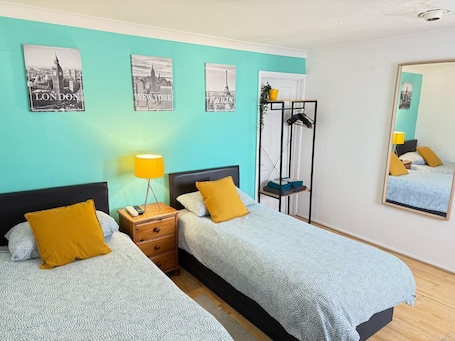 Economy Double or Twin Room, Garden View | Blackout drapes, iron/ironing board, free WiFi, bed sheets