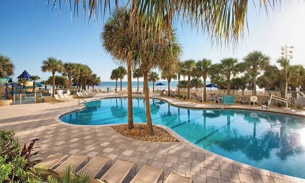 Indoor pool, outdoor pool