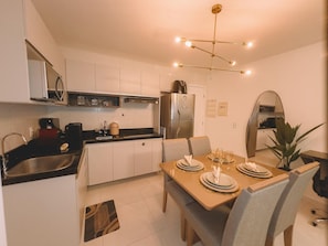 Luxury Apartment | Private kitchen - Studios Jsmart José Vilar  -  Aldeota (Fortaleza)