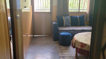 Familielejlighed - balkon - udsigt til flod | Opholdsområde