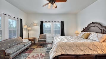 2 bedrooms, desk, iron/ironing board, free WiFi