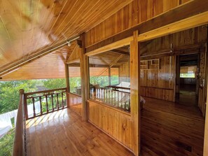 Comfort Triple Room, Garden View | Desk, laptop workspace, free WiFi