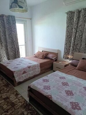 2 bedrooms, bed sheets - Pleasant chalet with AC in Marsa Matrouh Governorate (Marsa Matrouh Governorate)