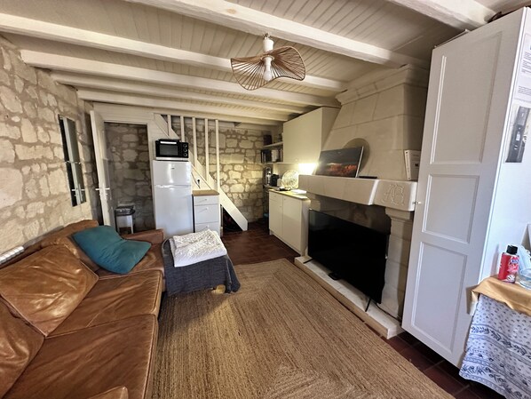 Living area - Small house with private garden (Savigny-en-Véron)