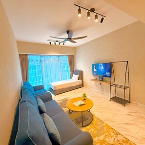 55-inch LED TV with digital channels - Dorsett Residence by crystal (Kuala Lumpur)