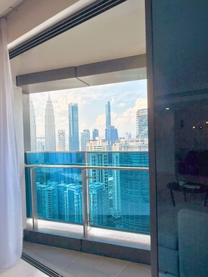 Family Apartment, Balcony, City View | Balcony