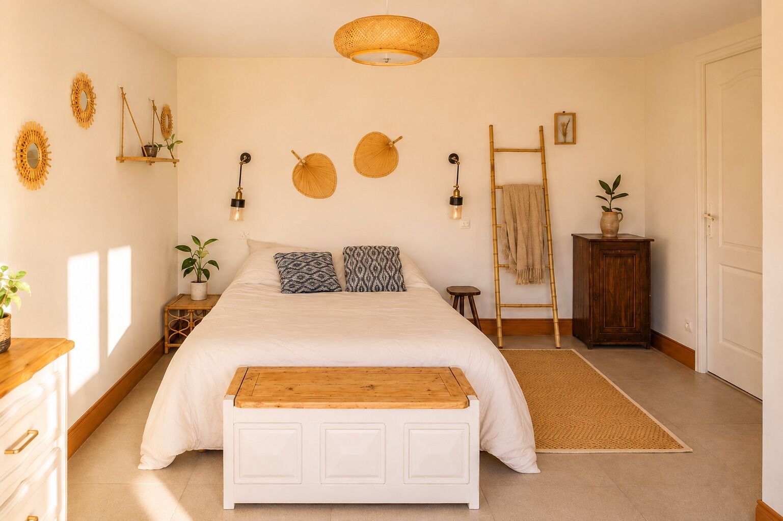 7 slaapkamers, een bureau, een strijkplank/strijkijzer, gratis wifi