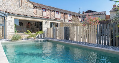 Gite Lunaben - Maison en pierre avec piscine