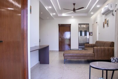 Spacious 4-bedroom villa with WiFi, AC in soothing Tirupati
