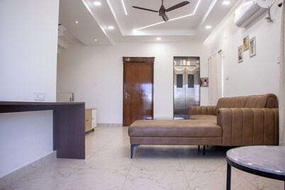 Spacious 4-bedroom villa with WiFi, AC in soothing Tirupati