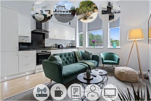 Modern Apartment| King Bed| Free Parking |Suite 6