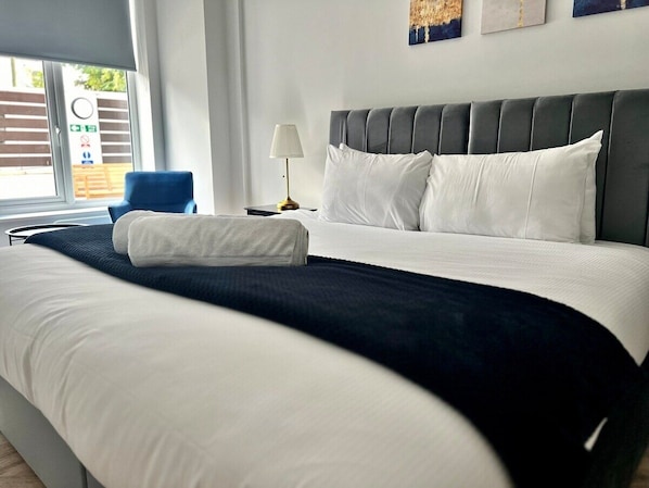 1 bedroom, iron/ironing board, Internet, bed sheets