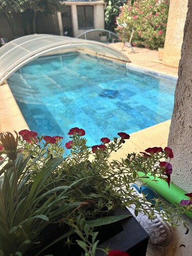 Family home with pool