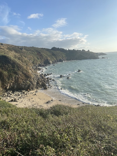 Maison Bretagne panoramic sea view and direct beach access