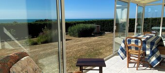 Maison Bretagne panoramic sea view and direct beach access