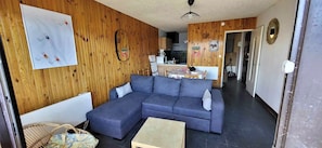 Living area - Spacious apartment in Orcières Merlette with stunning mountain views (Merlette Orcières)