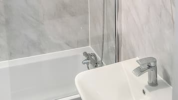 Towels, soap, toilet paper