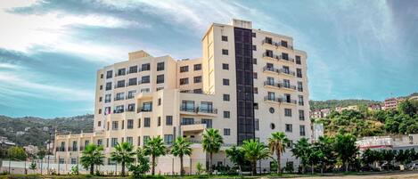 Voorkant van accommodatie